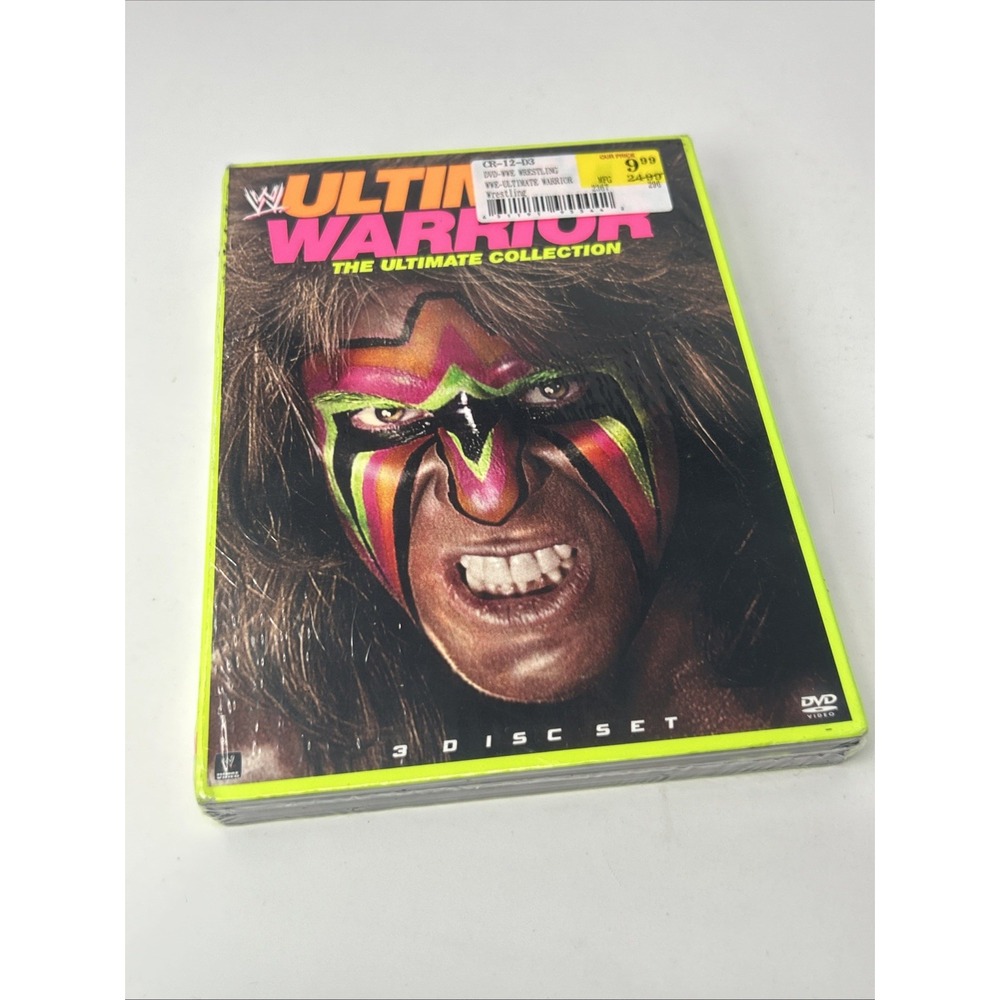 NEW WWE Ultimate Warrior The Collection 2014 3 Disc DVD Set Wrestling Sealed